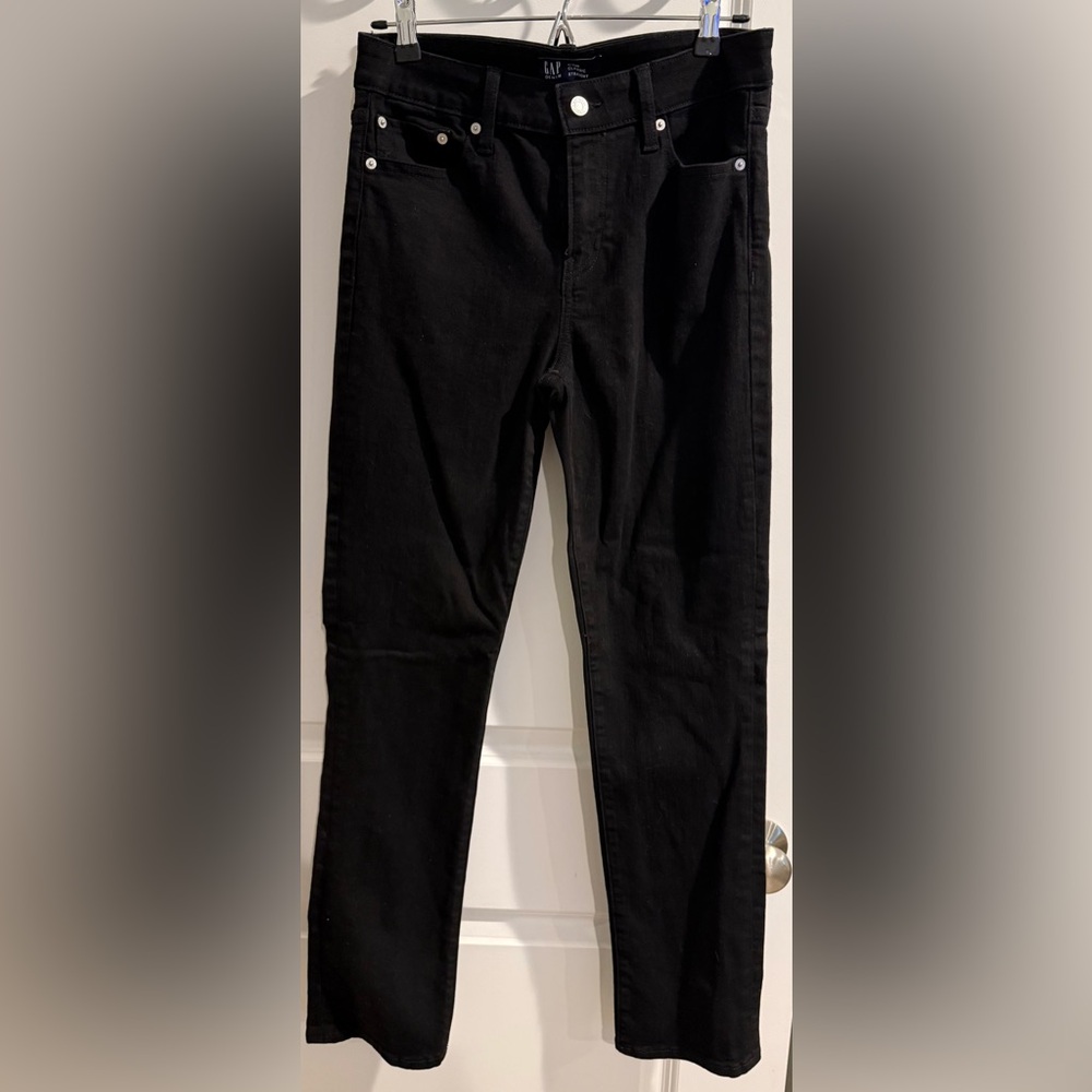 Women’s Gap 90’s Classic Straight Black Jeans - 8/29R